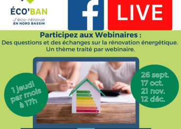 Facebook Live CREAQ 2e semestre 2024 - jeudi 26 septembre, 17 octobre, 21 novembre, 12 décembre à 17h