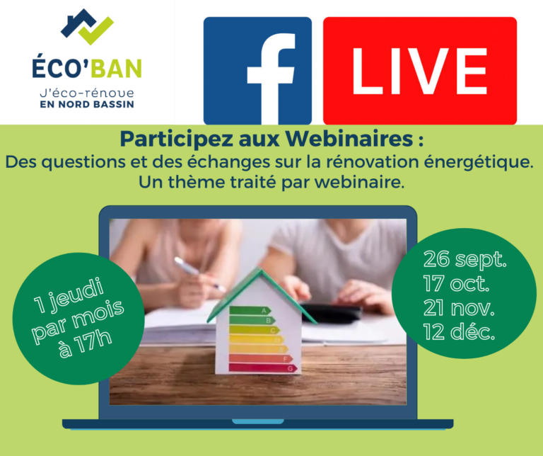 Facebook Live CREAQ 2e semestre 2024 - jeudi 26 septembre, 17 octobre, 21 novembre, 12 décembre à 17h