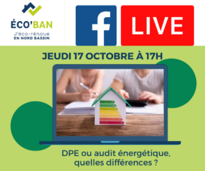 FACEBOOK Live ÉCO'BAN jeudi 17 octobre 2024