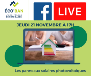 FACEBOOK Live ÉCO'BAN jeudi 21 novembre 2024